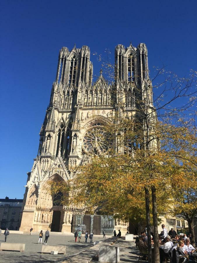 Bedinreims "Burgundy Bottle" 110M2 Exceptional, 4 Chambres Doubles, 2 Bain, Free Park & Wifi, Tout Equipe Dış mekan fotoğraf